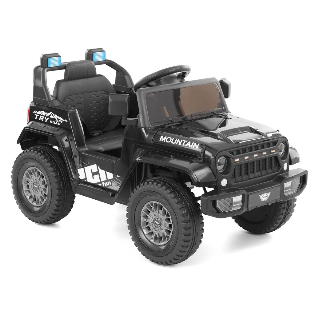 HECHT 56189 BLACK – Akkumulátoros kisautó, akkumulátor feszültsége: 12 V, akkumulátor kapacitása: 7 Ah