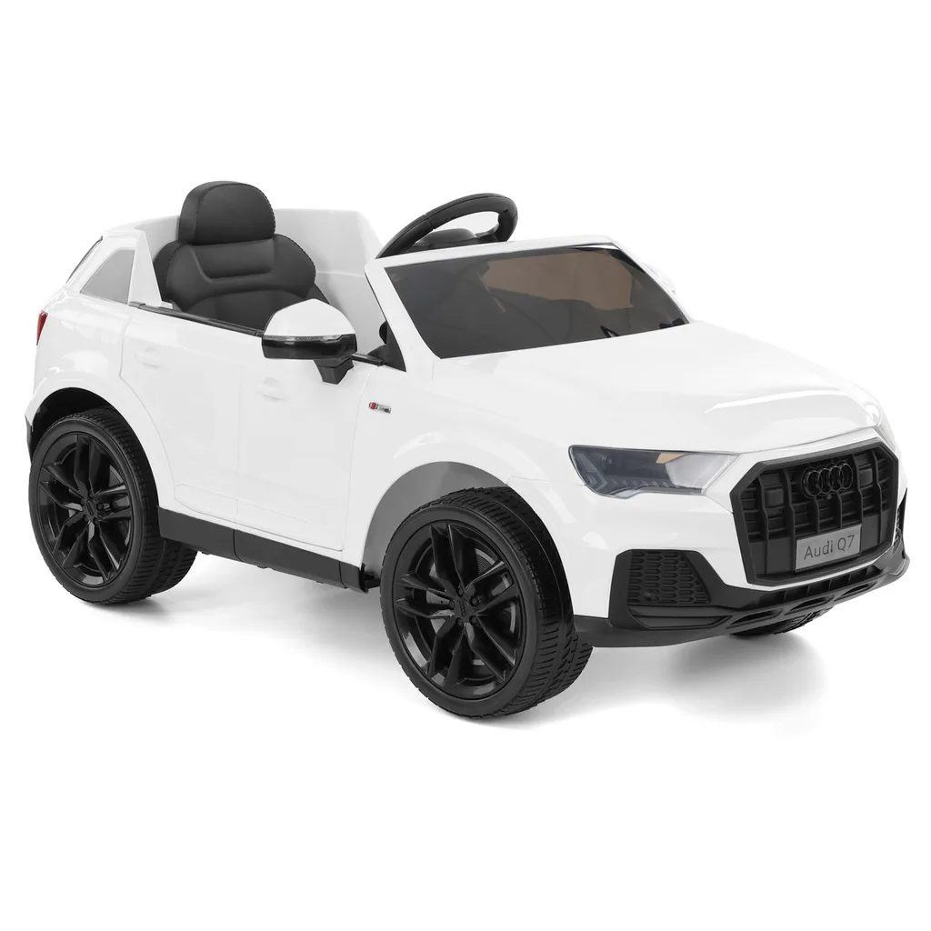AUDIQ7WHITE – Akkumulátoros gyerek autó Audi Q7 fehér, akkummulátor kapacitása: 10 Ah