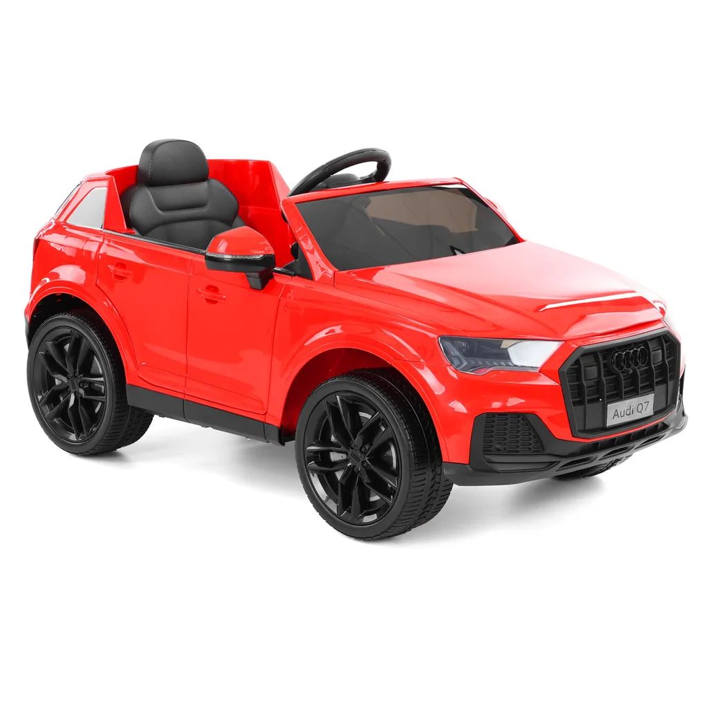 AUDIQ7RED – Akkumulátoros gyerek autó Audi Q7 piros, akkummulátor kapacitása: 10 Ah