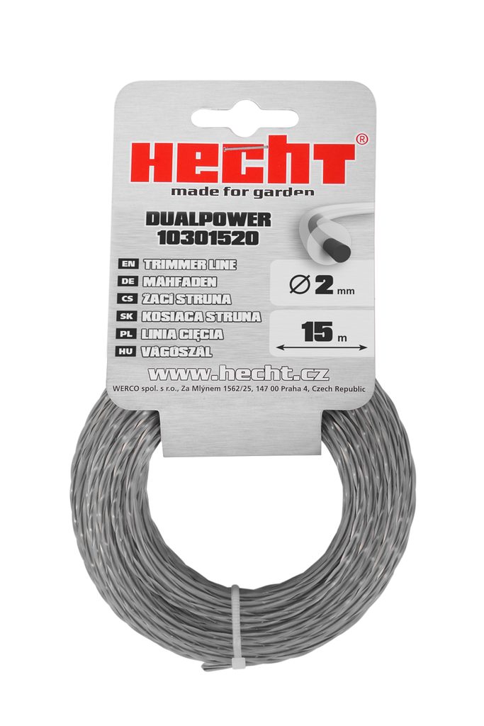 HECHT 10301520 – Vágószál maggal "kör" 2*15m