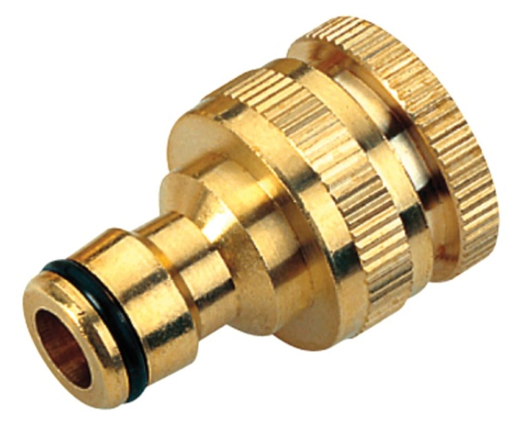 08024C – 08024 C - Locsoló tömlővég csatlakozó 1/2" 3/4" réz