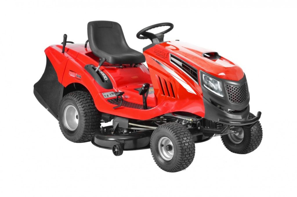 HECHT 5927 – Kerti traktor, munkaszélesség: 112 cm, gyűjtőkosár: 270 l
