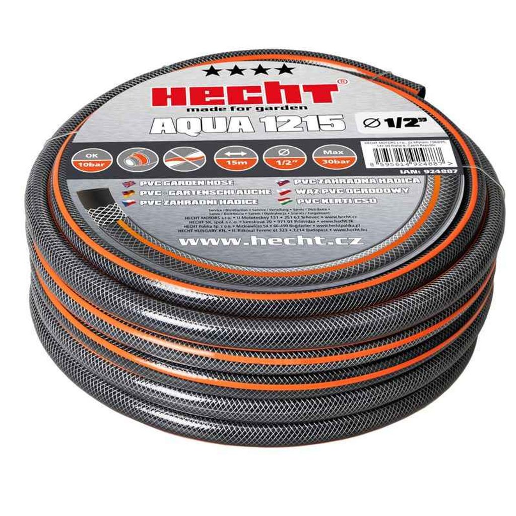 HECHT AQUA 1215 – Locsolótömlő 1/2" 15m