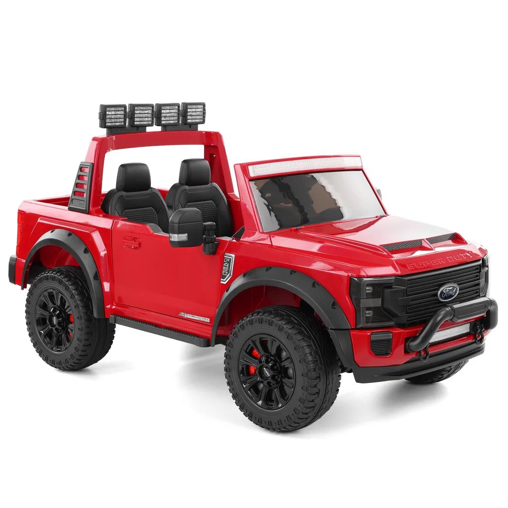 FORDF450RED – Akkumulátoros kisautó Ford F450 piros, akkummulátor kapacitása: 14 Ah