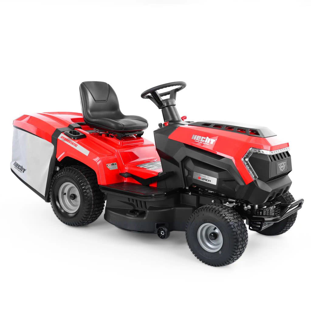 HECHT 5386 – Kerti traktor, munkaszélesség: 86 cm, gyűjtőkosár: 250 l