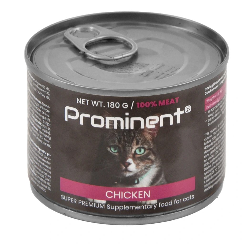 947480 – PROMINENT konzerv macskáknak, csirkehúsból, 180 g