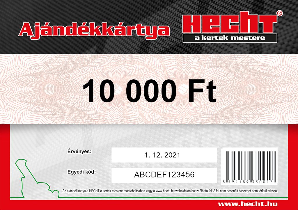 VUT10000 – Ajándékkártya 10000 Ft