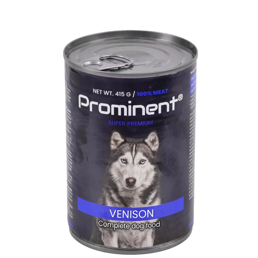 029062 – PROMINENT konzerv kutyáknak, vadhúsból 415 g