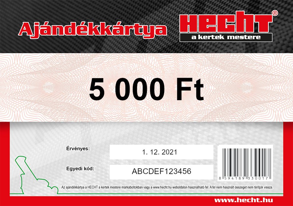 VUT5000 – Ajándékkártya 5000 Ft