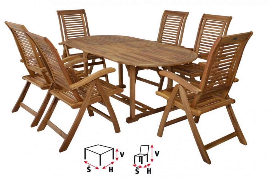 HECHT CAMBERET SET – Kerti bútor fa