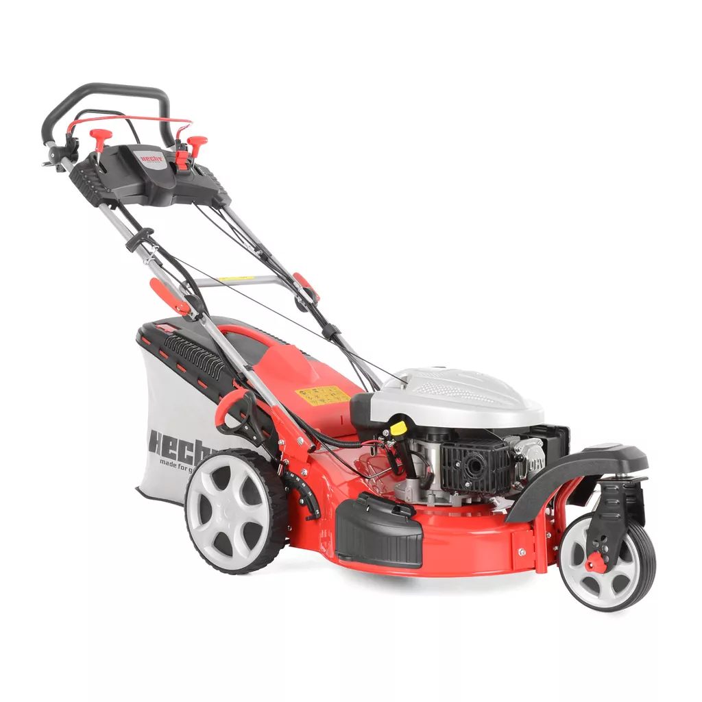 HECHT 5543 SXE – benzines fűnyíró, önjáró, három kerekű, munkaszélesség: 51 cm, gyűjtőkosár: 60 l, fűnyírógép