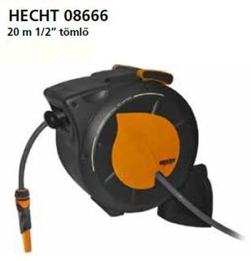 HECHT 08666 – Tömlőtartó tömlővel 1/2" 20m