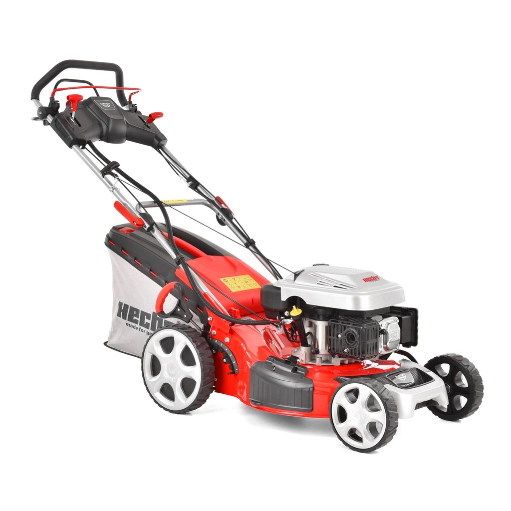 HECHT 5534 SWE 5 IN 1 51 cm-es benzines önjáró fűnyíró, 60 l kosárral, fűnyírógép