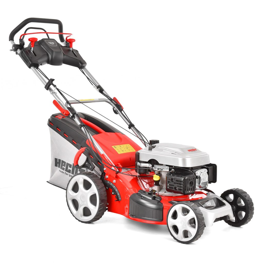 HECHT 5484 SX 5 IN 1 – benzines önjáró fűnyíró, munkaszélesség: 46 cm, gyűjtőkosár: 60 l, fűnyírógép