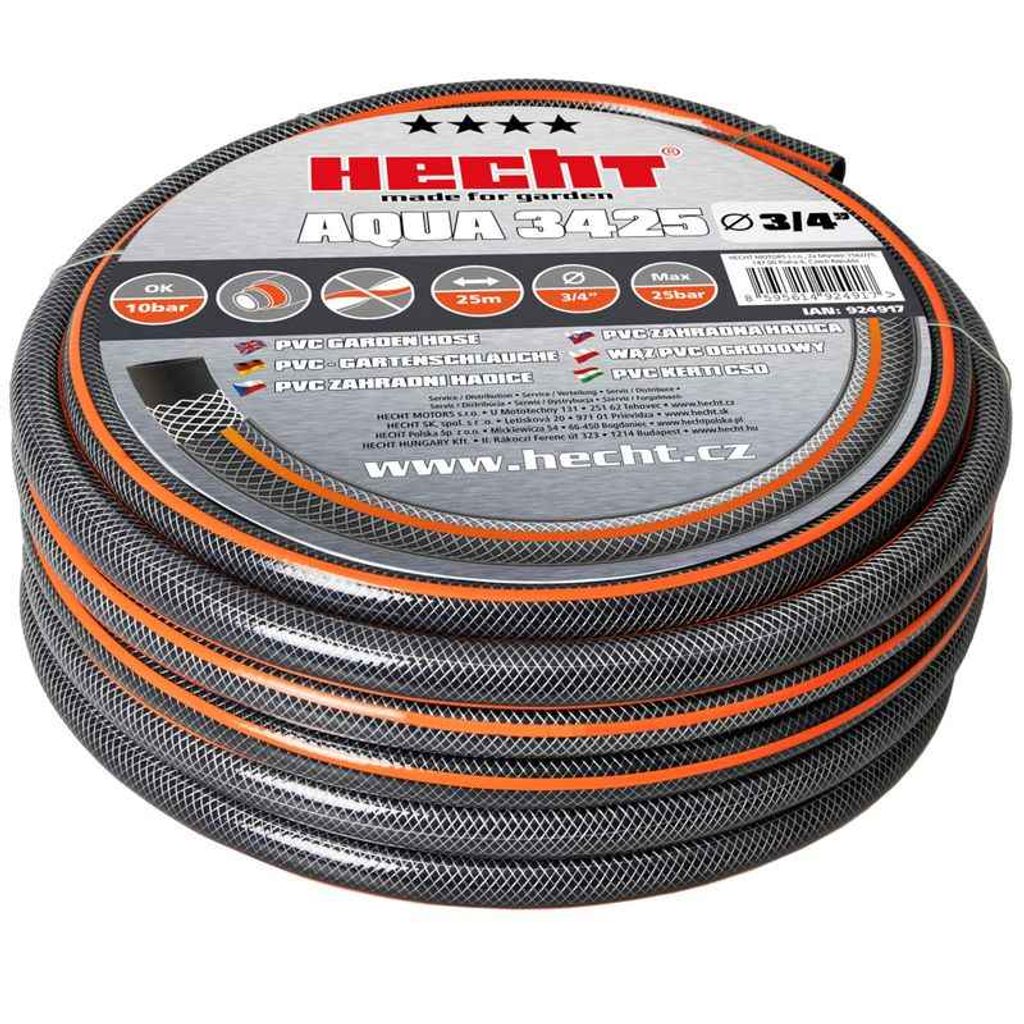 HECHT AQUA 3425 – Locsolótömlő 3/4" 25m