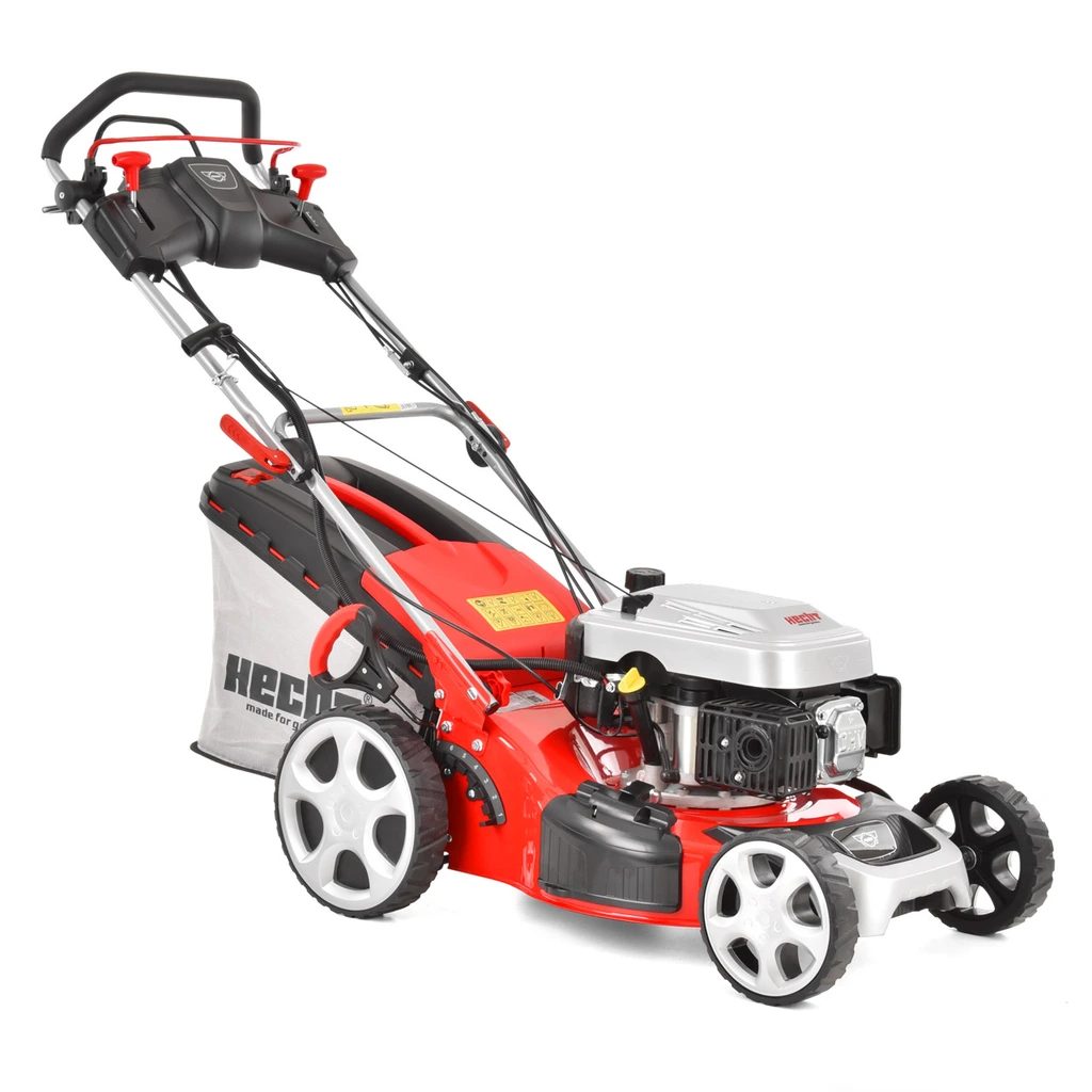 HECHT 5484 SXE 5 IN 1 – benzines önjáró fűnyíró, munkaszélesség: 46 cm, gyűjtőkosár: 60 l, fűnyírógép